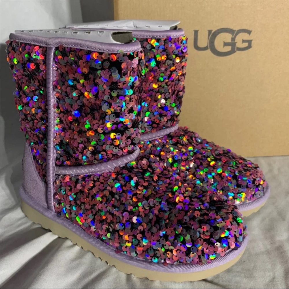 UGG Australia Classic Stellar Chunky Sequin Boots